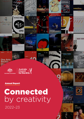 Creative Australia Annual Report 22-23 Cover Image