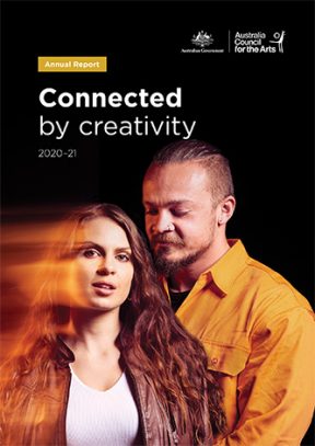Creative Australia Annual Report 20-21 Cover Image