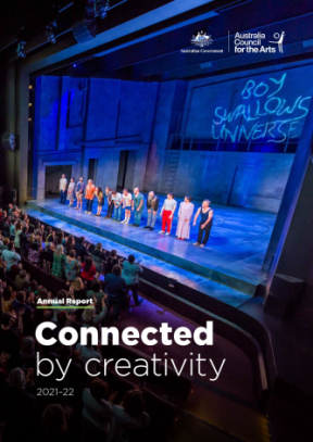 Creative Australia Annual Report 21-22 Cover Image