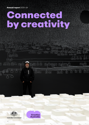 Creative Australia Annual Report 23-24 Cover Image