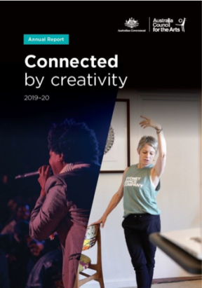 Creative Australia Annual Report 19-20 Cover Image