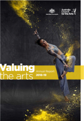 Creative Australia Annual Report 18-19 Cover Image