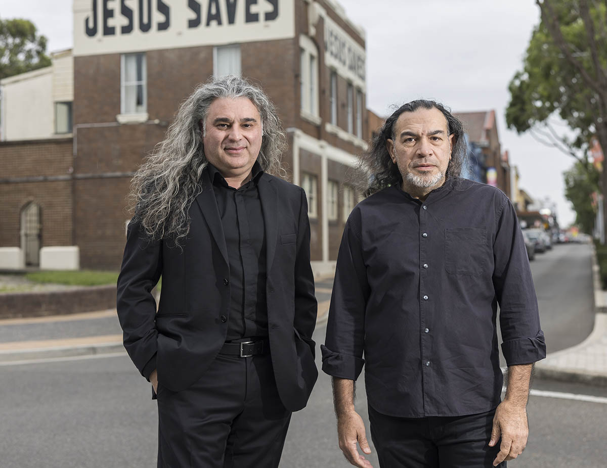 Khaled Sabsabi and Michael Dagostino in Granville. Photo: Anna Kucera