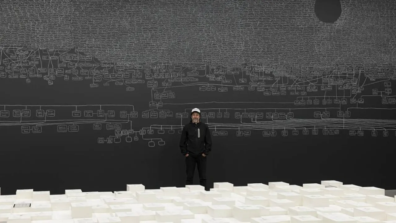 Archie Moore / kith and kin  2024 / Australia Pavilion at Venice Biennale 2024 / Photographer Andrea Rossetti / © the artist / Images courtesy of the artist and The Commercial