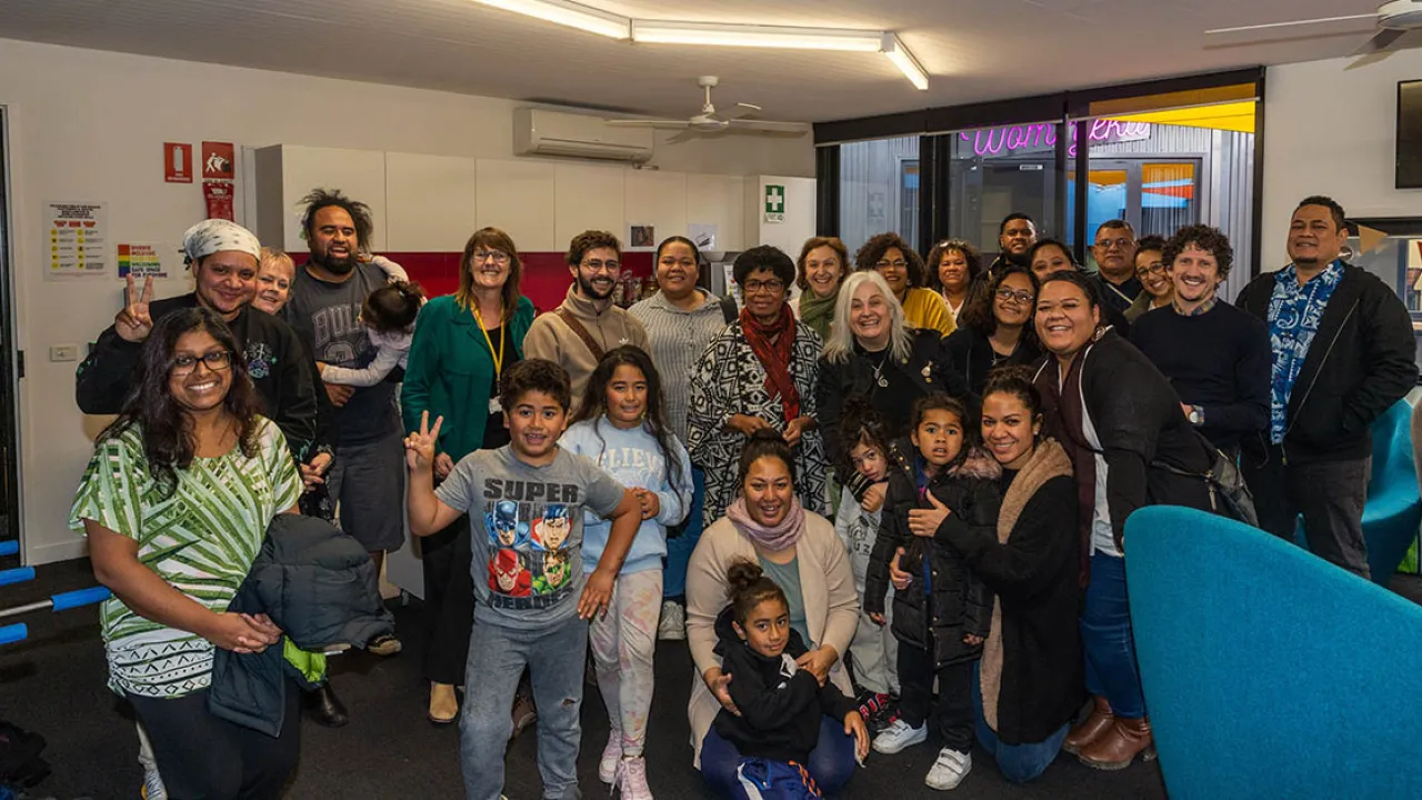 KIN creative team and community consultation. Photo by Miguel Rios.