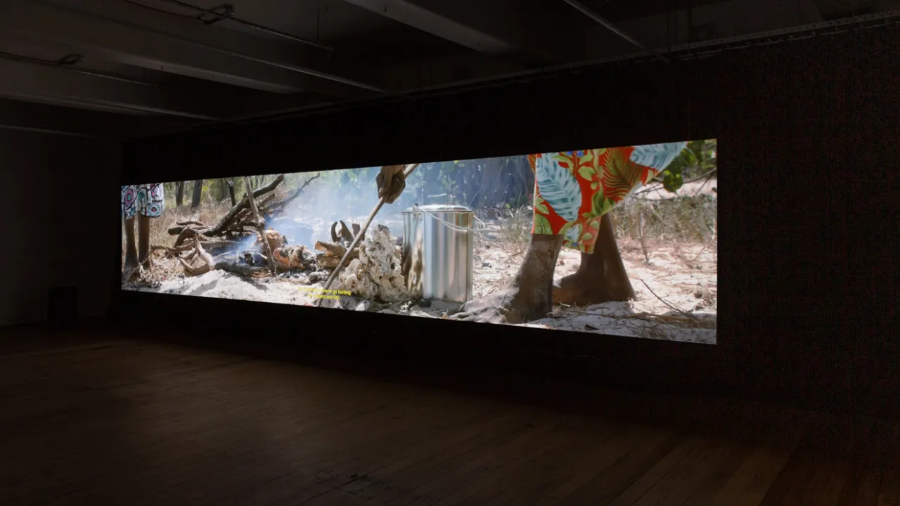 Patrina Munuŋgurr, The Mulka Project, Warwuyun Gurra Wäŋawu (Sorrow For Home), 2020