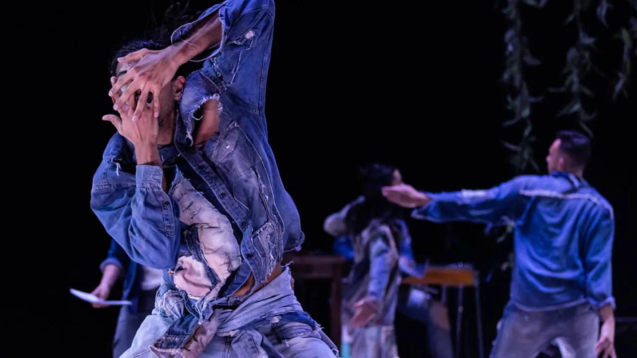 ADT’s Tracker. Performers: Tyrel Dulvarie, Rika Hamaguchi, Kaine Sultan-Babij. Photo by Pedro Greig. 