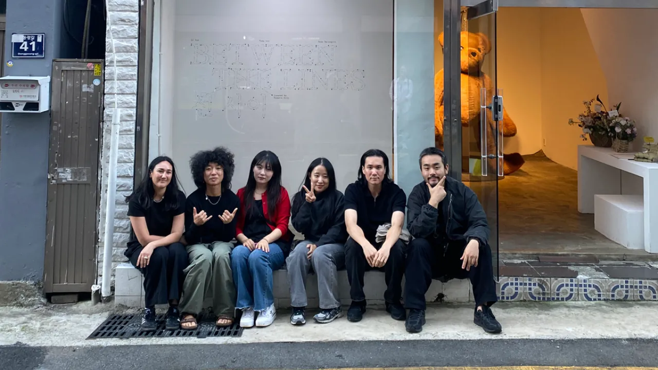 From left to right: Nanette Orly, EJ Son, Jiwon Han (Coordinator, Openspace Bae), Kyunghye Ryu (Curator, Openspace Bae), Ki-cheol Bang (Project Manager, Openspace Bae) and Jeonghun Kim (Director, Openspace Bae).