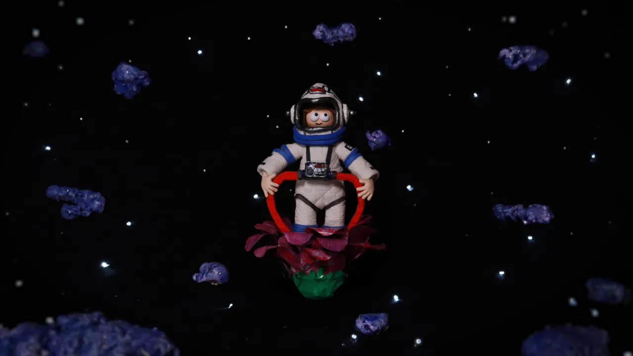 Still from a stop-motion music video produced with Australian director Lucy Davidson
