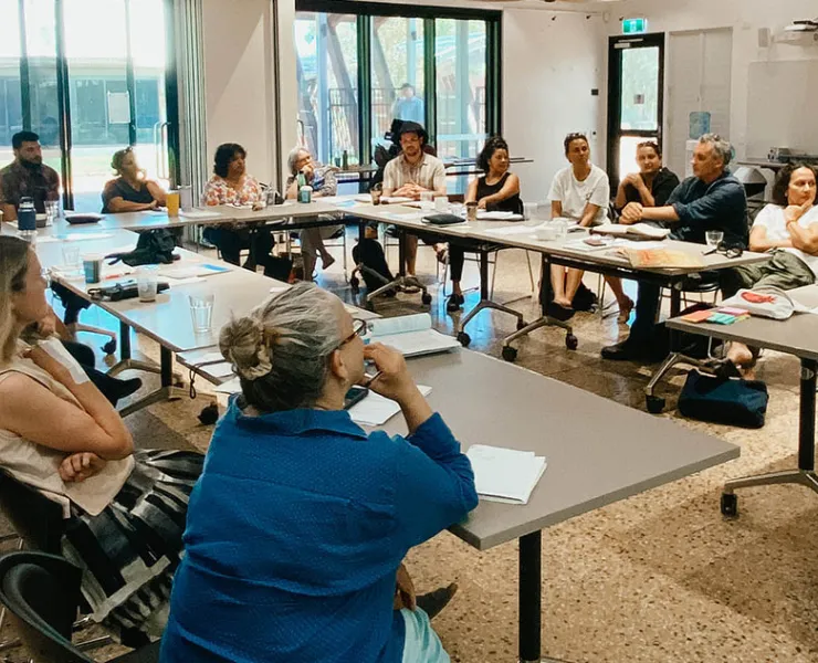 Magabala Board staff. Photo supplied.