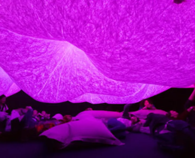 Snoösphere (Lull Studios) at UNSW Galleries, The Big Anxiety 2017. Credit: Skyline Productions.