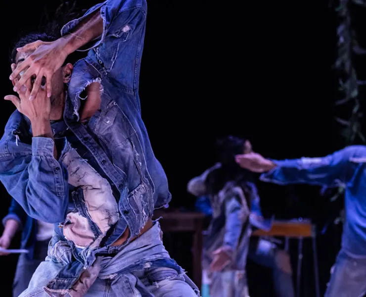 ADT’s Tracker. Performers: Tyrel Dulvarie, Rika Hamaguchi, Kaine Sultan-Babij. Photo by Pedro Greig. 