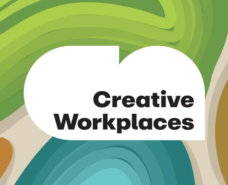 Creative Workplaces Logo on image