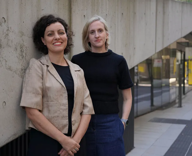 LtR: Dr Bryoni Trezise, Dr Caroline Wake, ACHF Project