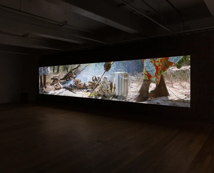 Patrina Munuŋgurr, The Mulka Project, Warwuyun Gurra Wäŋawu (Sorrow For Home), 2020